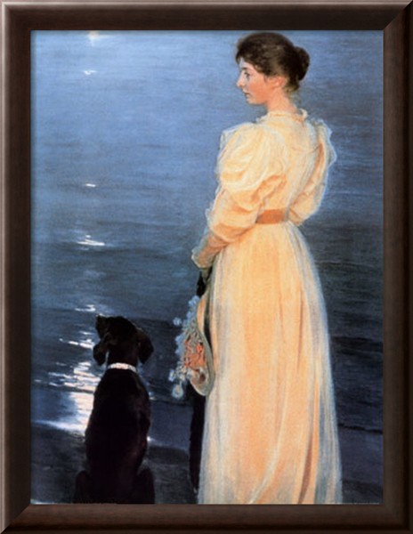Summer Evening at Skagen - Peder Severin Kroyer Painting On Canvas